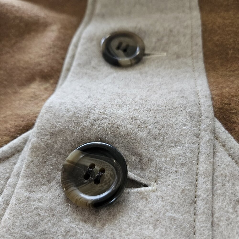 NWT Little Goodall Fantastic Little Fox Coat 🦊 Wool Button Duffle Jacket - 4T - Picture 7 of 13